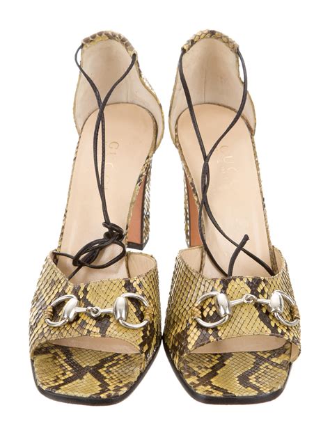 gucci snake shoes heels|Gucci snake shoes women's.